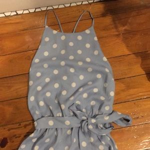 Ann Taylor Polka Dot Maxi Dress
